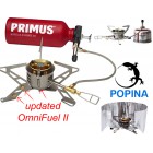 PRIMUS OmniFuel II + wiatrochron + butelka 350 ml